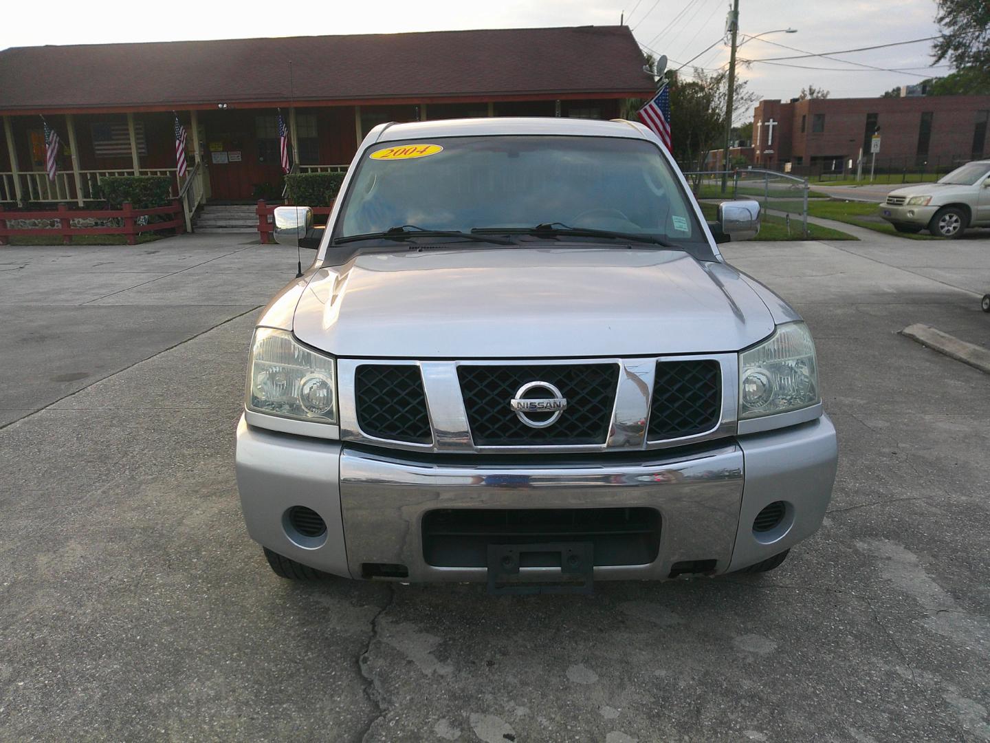 2004 SILVER NISSAN TITAN SE; LE; XE (1N6AA06A34N) , located at 1200 Cassat Avenue, Jacksonville, FL, 32205, (904) 695-1885, 30.302404, -81.731033 - Photo#0